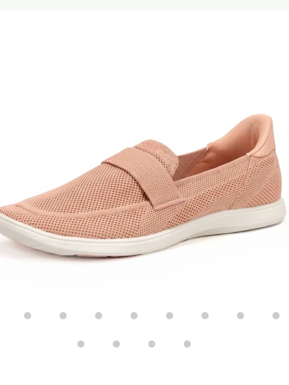 NWT Hike Footware Valenza Slip-On Knit Loafer Flats in Blush Pink Fit like 9-9.5